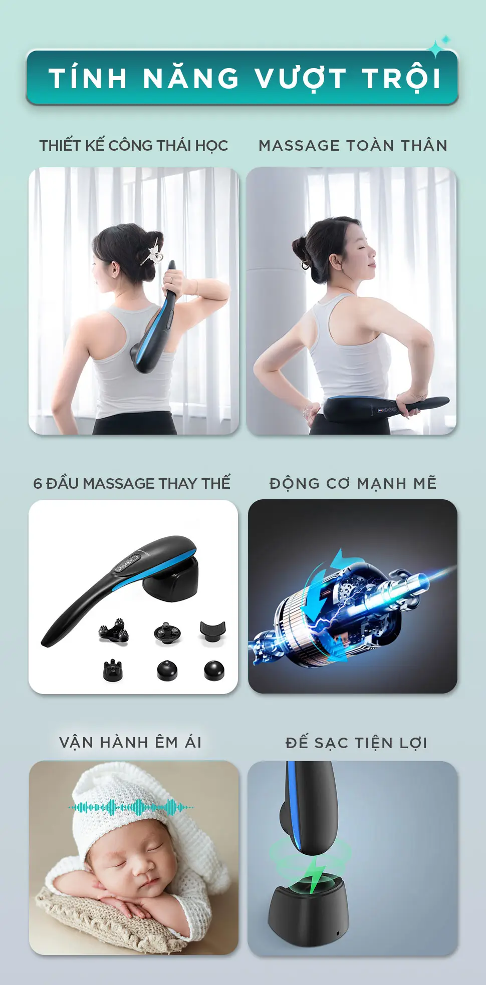 Máy Massage Cầm Tay KINGTECH LUX-900 6 web 03