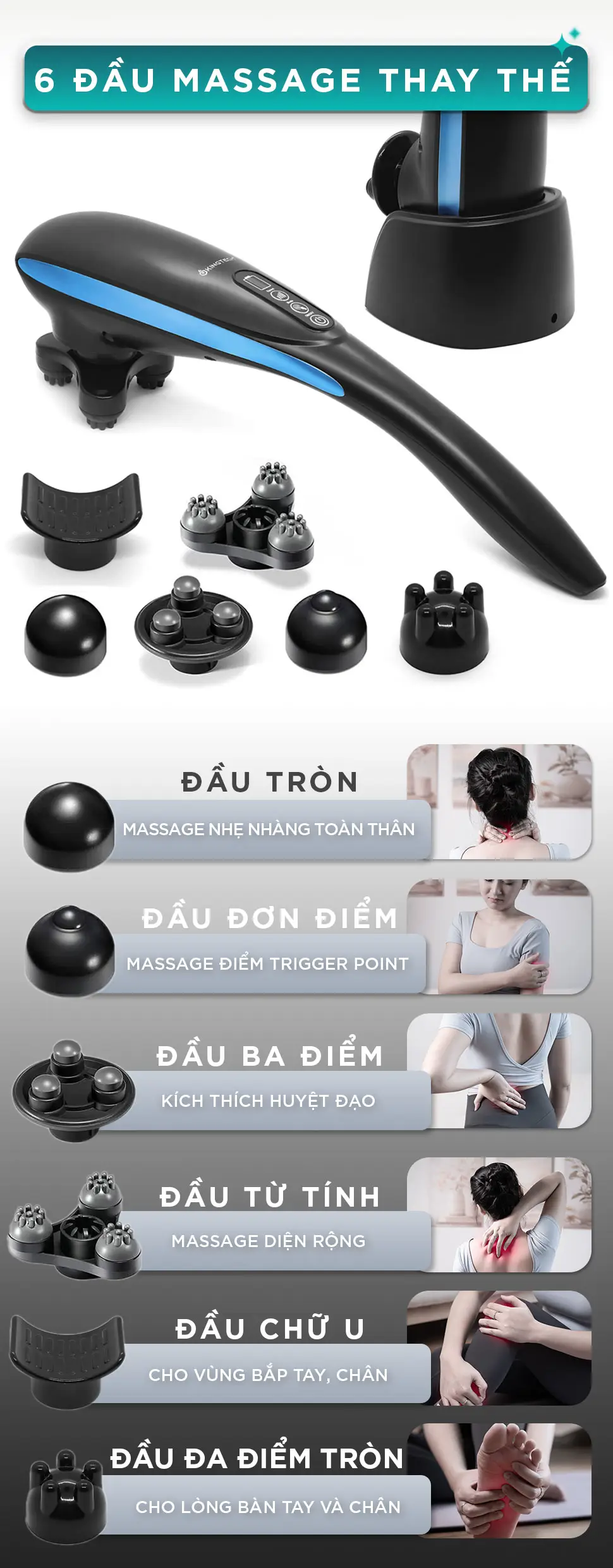 Máy Massage Cầm Tay KINGTECH LUX-900 9 web 06