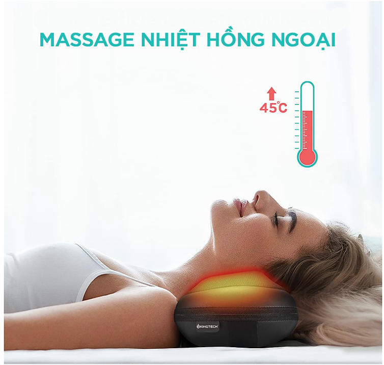 Gối massage nhiệt đa năng KP-315 – Trải nghiệm thư giãn mới