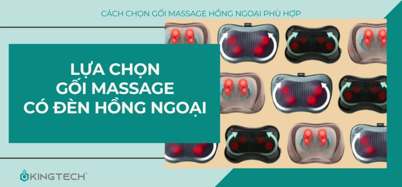 6 Cách chọn gối massage hồng ngoại phù hợp