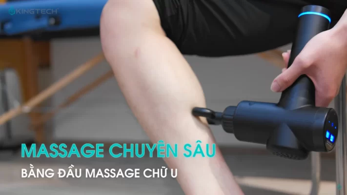 Cách sử dụng súng massage cho viêm gân gót