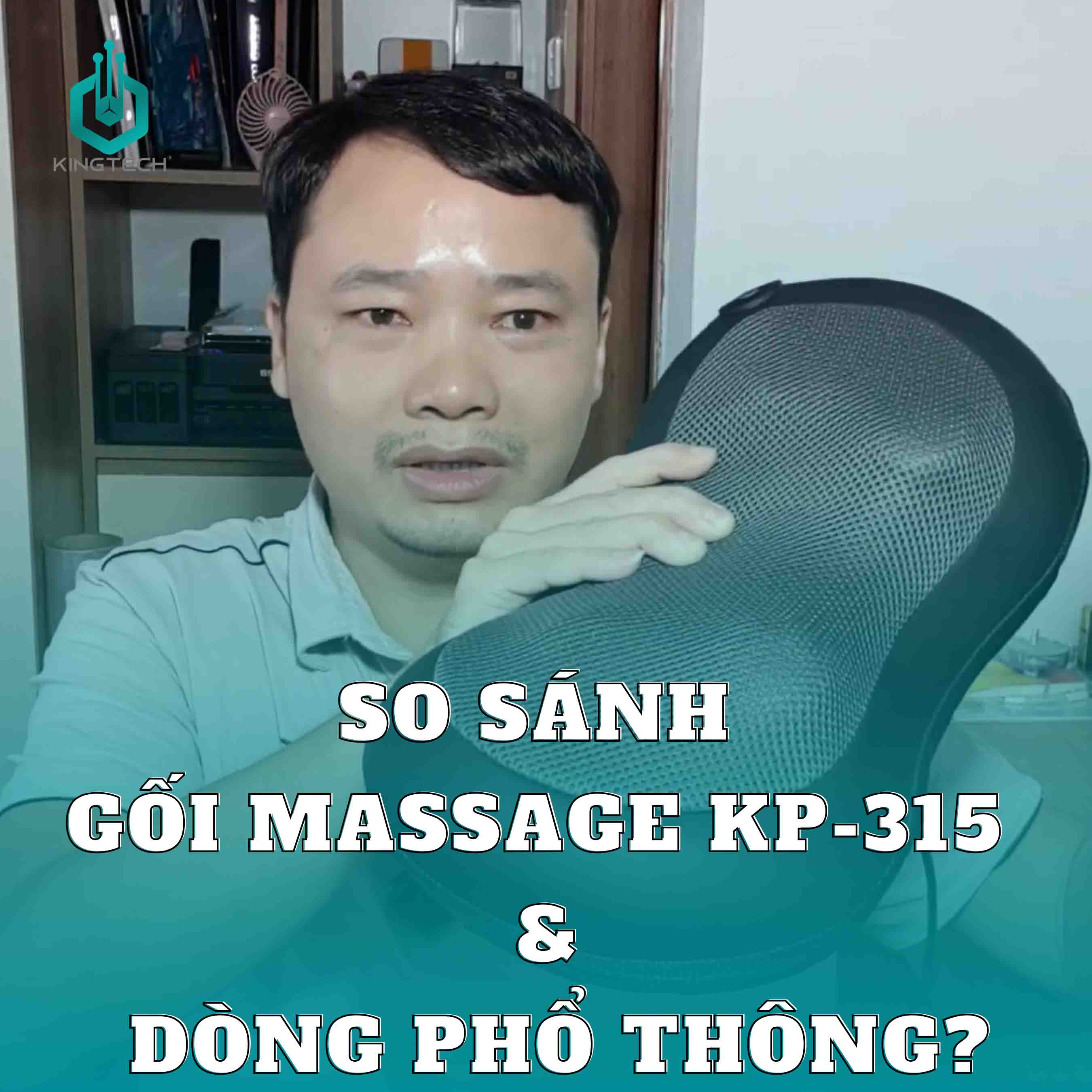 Có nên mua Gối massage KP-315 thay vì các dòng phổ thông?