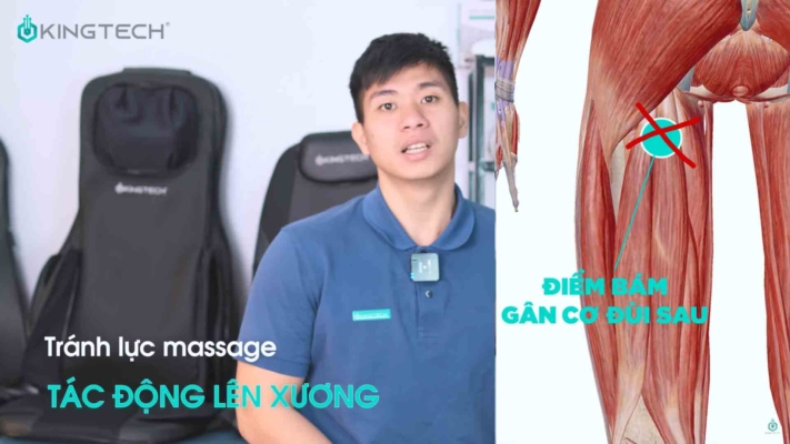 Cách sử dụng súng massage hỗ trợ giảm đau đùi sau