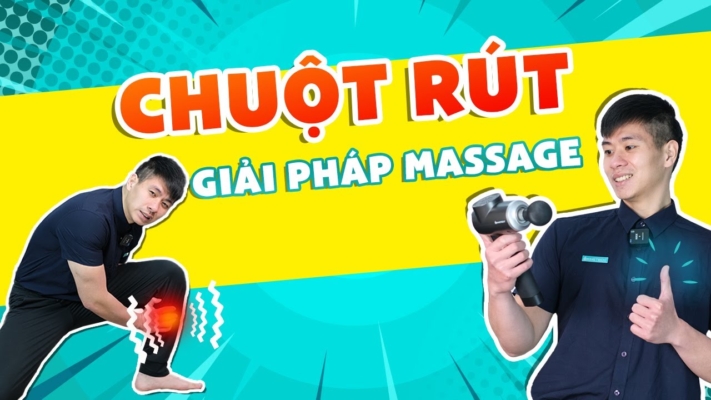 Cách sử dụng súng massage hỗ trợ tình trạng chuột rút
