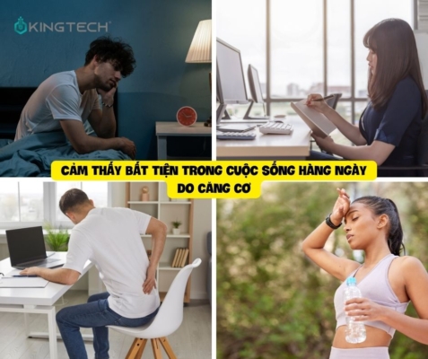 Cải thiện đau nhức cơ bắp bằng súng massage