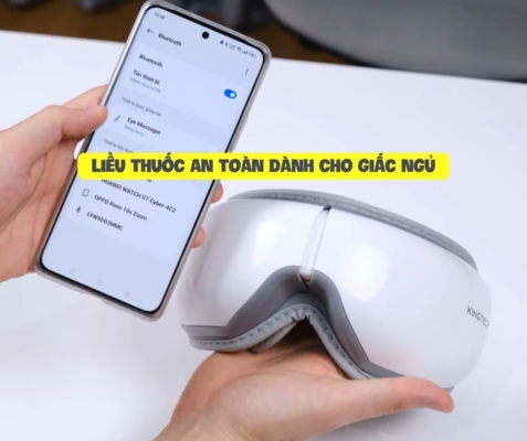 Máy mát xa mắt liệu có giúp bạn ngủ ngon? 1 máy mát xa mắt