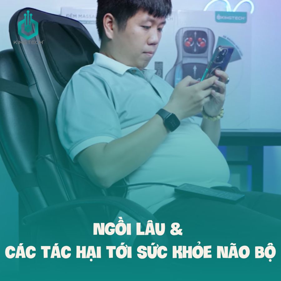 Ngồi lâu và các tác hại tới sức khỏe não bộ