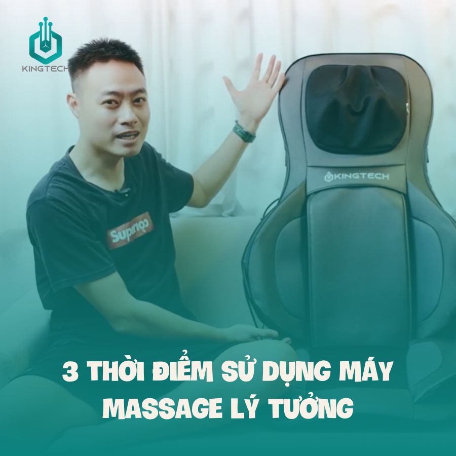 3 thời điểm sử dụng m&aacute;y massage l&yacute; tưởng