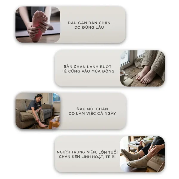Một số vấn đề có thể gặp phổ biến ở bàn chân