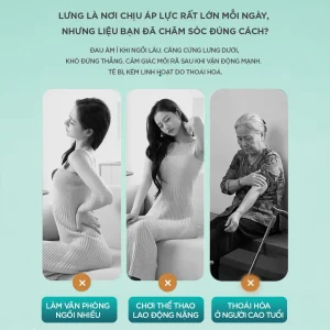 Các nguyên nhân gây áp lực lên lưng như ngồi văn phòng nhiều, chơi thể thao lao động nặng và thoái hóa ở người cao tuổi
