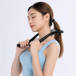 Dụng cụ massage cổ vai gáy KINGTECH ôm sát vùng cổ, hỗ trợ massage nhẹ nhàng và thư giãn cơ vai gáy