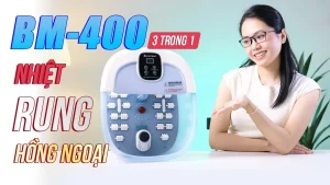 Giới Thiệu Bồn Ngâm Chân Massage (Máy Ngâm Chân) KINGTECH BM-400