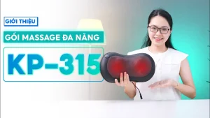 Gối Massage Đa Năng KINGTECH KP-315: Cải Thiện Tình Trạng Đau Mỏi Cổ Vai, Lưng