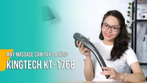 Máy Massage Cầm Tay KINGTECH KT-1768 - Thư Giãn Toàn Thân, Giảm Đau Mỏi Chuyên Sâu Cho Cổ, Vai Gáy