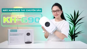Giới Thiệu Máy Massage Tay KINGTECH KH-690: Hỗ Trợ Thư Giãn, Giảm Mỏi Khớp Ngón, Lòng Bàn Tay