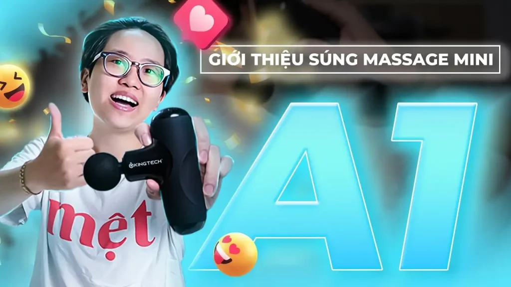 Giới thiệu súng massage cầm tay mini KINGTECH A1