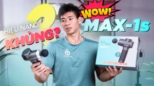  Giới thiệu và trải nghiệm Súng Massage Cầm Tay KINGTECH MAX 1S