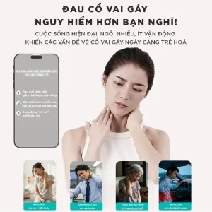 Các vấn đề đau cổ vai gáy do ngồi nhiều và ít vận động như nhức mỏi, đau vai, thoái hóa đốt sống cổ và đau lưng khi lái xe