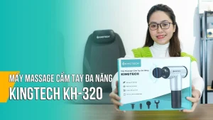 Máy Massage Cầm Tay KINGTECH KH-320 - Ngon Bổ Rẻ - Mát xa Sâu, Giảm Đau Cơ, Cứng Khớp Hiệu Quả