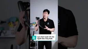Máy Massage Cầm Tay KINGTECH KT-1768 lựa chọn tuyệt vời cho người bị đau lưng dưới
