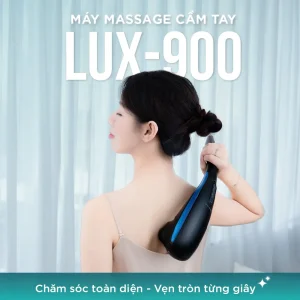 Máy massage cầm tay KINGTECH LUX-900 giúp chăm sóc toàn diện vùng lưng, vai gáy và cơ thể