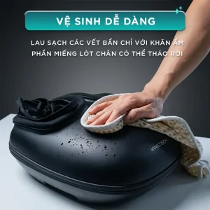 Máy Massage Chân KINGTECH G8 dễ dàng vệ sinh