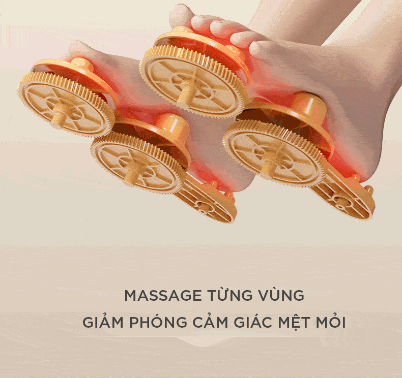 Máy Massage Chân KINGTECH G8 con lăn hoạt động như tay người thật