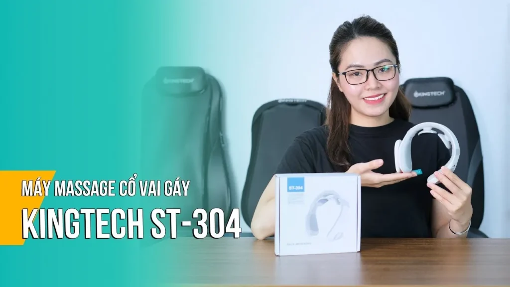 Máy Massage Cổ Vai Gáy KINGTECH ST-304: Giải Pháp Cho Tình Trạng Đau Mỏi Cổ Vai Gáy
