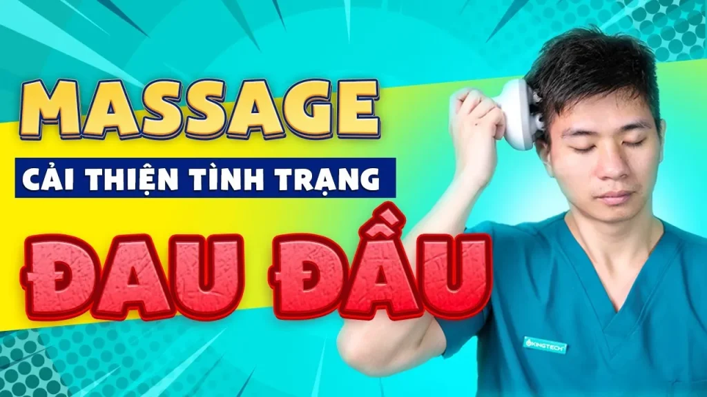  Máy Massage Đầu KINGTECH ST-701: Mát xa Đầu, Cổ, Mặt - Giúp Thư Giãn, Hỗ Trợ Điều Trị Đau Nửa Đầu