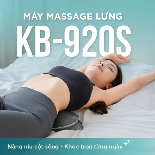 Máy Massage Lưng Cột Sống KINGTECH KB-920S hỗ trợ nâng đỡ cột sống