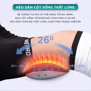 Máy Massage Lưng Cột Sống KINGTECH KB-920S nâng đỡ cột sống về đúng tư thế sinh lý