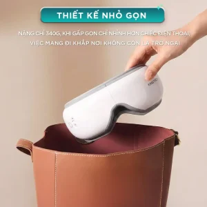 Máy massage mắt KINGTECH KY-925 có thiết kế nhỏ gọn, dễ mang theo khi đi làm hoặc du lịch