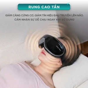 Máy massage mắt KINGTECH KY-925 với công nghệ rung cao tần giúp giảm căng cơ và thư giãn vùng mắt