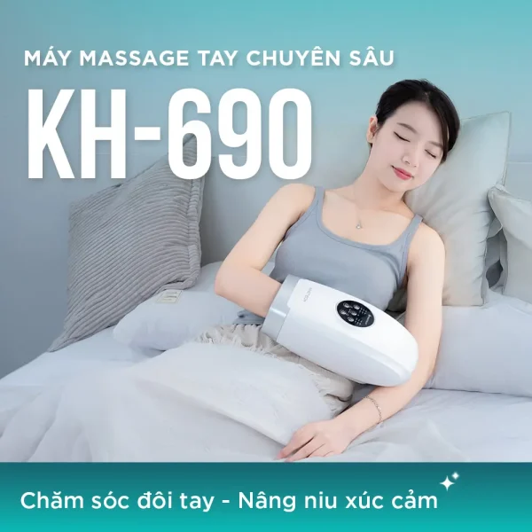 Máy Massage tay Chuyên Sâu KINGTECH KH-690 có chức năng massage tay và lòng bàn tay