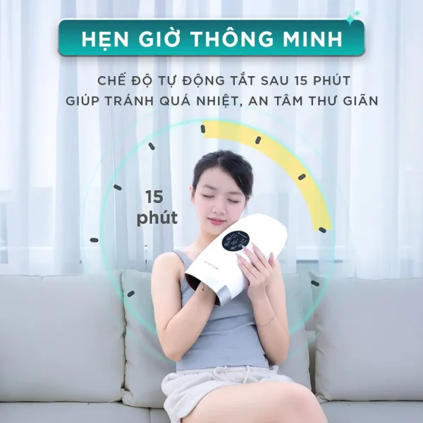 Máy Massage tay Chuyên Sâu KINGTECH KH-690 với pin 2500mAh và hẹn giờ 15 phút