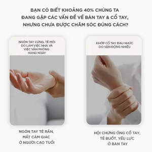 Máy Massage tay Chuyên Sâu KINGTECH KH-690 Dấu hiệu đau mỏi bàn tay và cổ tay cần chăm sóc bằng máy massage tay chuyên sâu