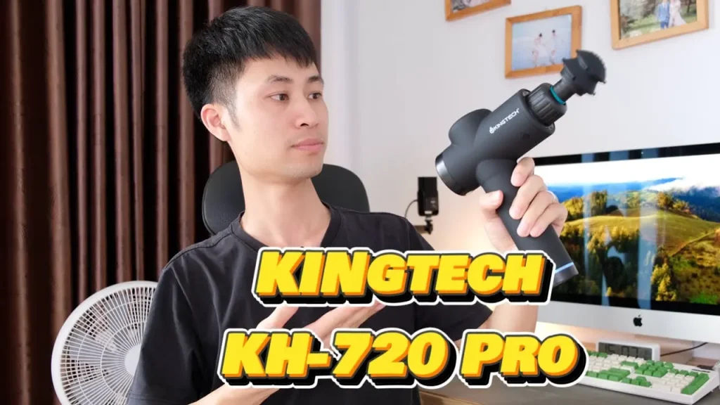  Mở hộp máy massage cầm tay KingTech KH-720 Pro