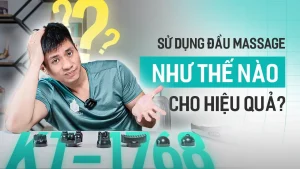Hướng dẫn sử dụng 6 đầu của máy massage KINGTECH KT-1768 – Dùng sao cho đúng?