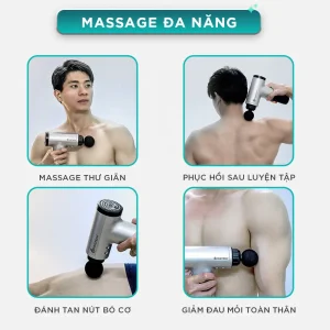 Súng Massage Cầm Tay KINGTECH KH-320 massage đa năng
