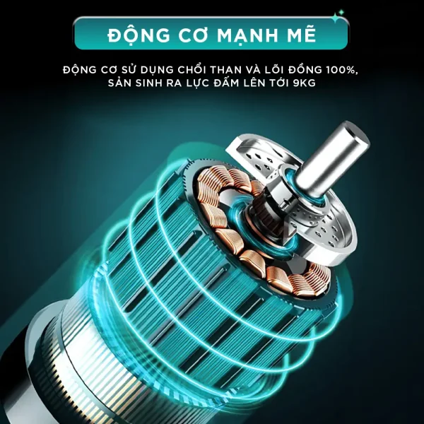 Súng Massage Cầm Tay KINGTECH KH-320 có động cơ mạnh mẽ