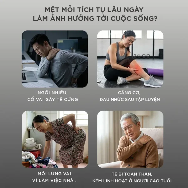 Súng Massage Cầm Tay KINGTECH KH-720 PRO giải tỏa áp lực ảnh hưởng tới cuộc sống của bạn