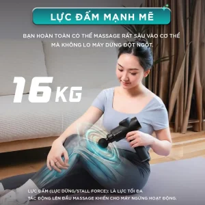 Súng Massage Cầm Tay KINGTECH KH-720 PRO lực đấm mạnh lên tới 16kg