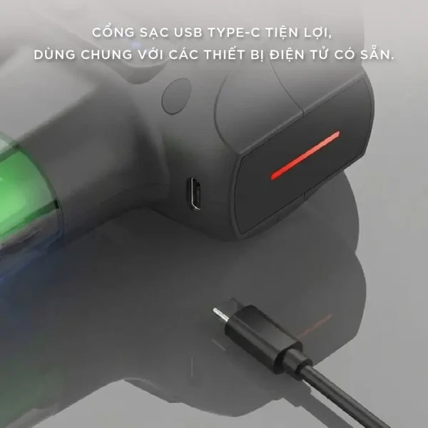 Súng Massage Cầm Tay KINGTECH MAX-1S dùng dây sạc Type C