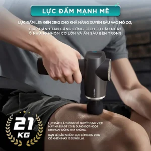 Súng Massage Cầm Tay KINGTECH MAX-1S lực đấm lên tới 21kg