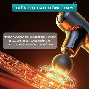 Súng Massage Cầm Tay Mini KINGTECH A1 biên độ dao động lên tới 7mm