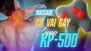 Chỉ 15 Phút Mỗi Ngày – Giảm Đau Mỏi Cổ Vai Gáy Hiệu Quả Gấp 3 Lần Với Gối Massage Kingtech KP-500!