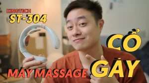 UNBOX MÁY MASSAGE CỔ, GÁY KINGTECH ST-304