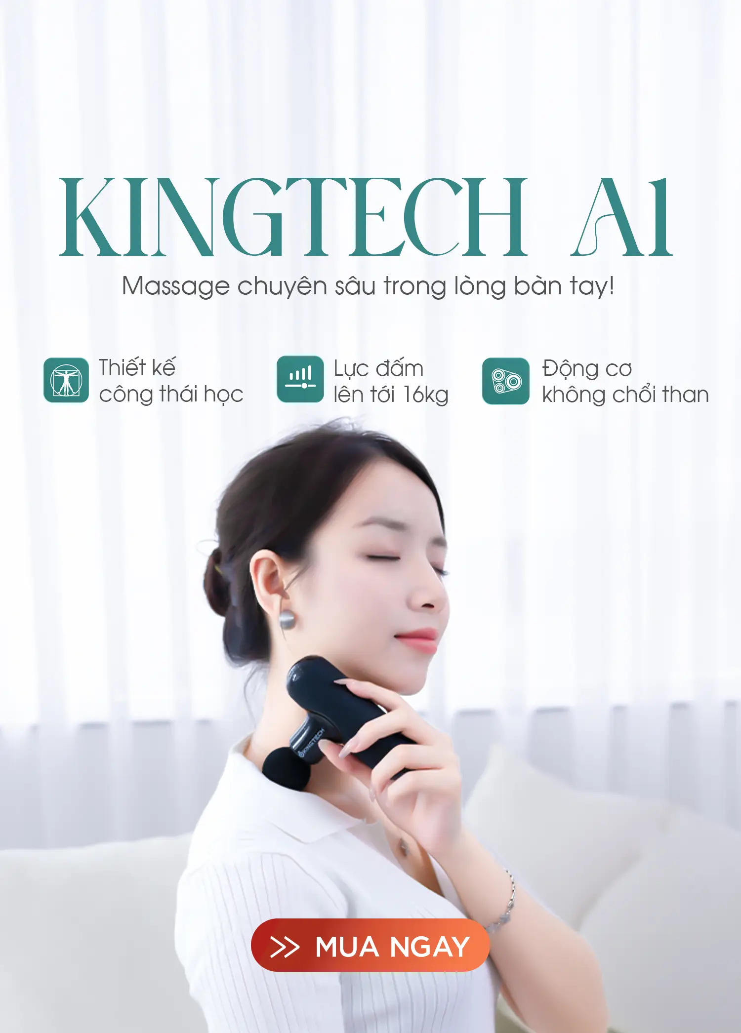 Ảnh banner chính Mobile súng massage cầm tay A1