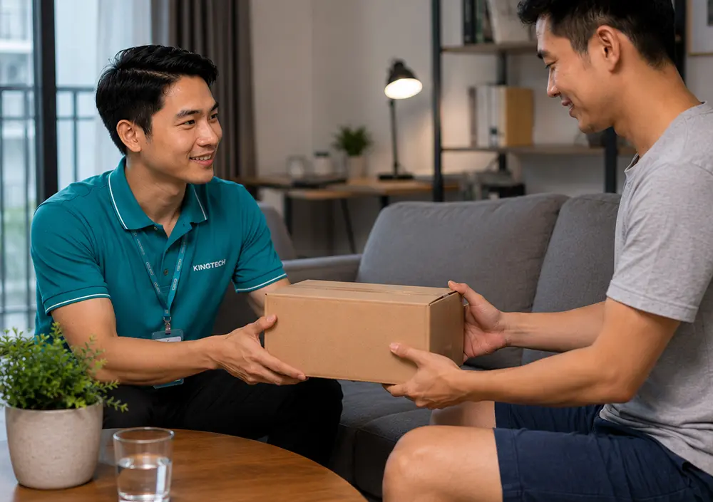 06. Dịch vụ đổi trả tận nơi của KINGTECH