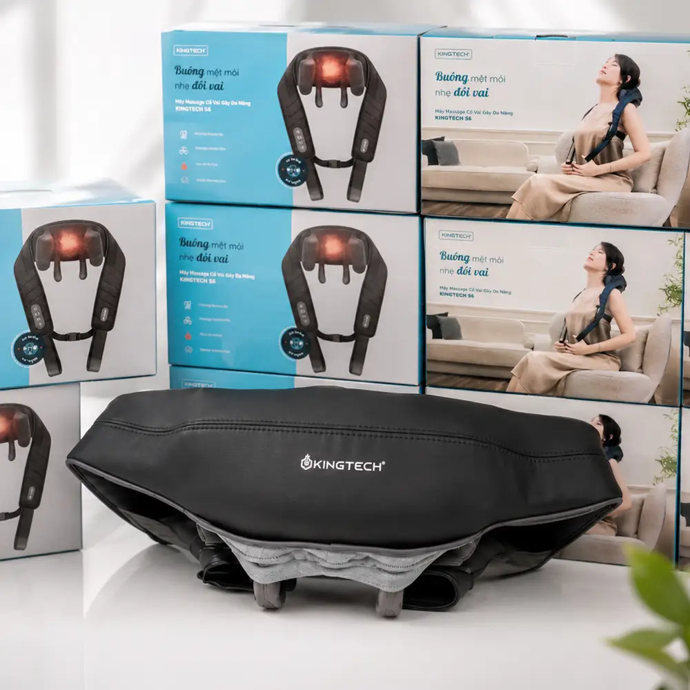 Quà tặng Doanh nghiệp Máy massage cổ vai gáy KINGTECH S6